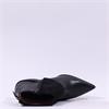 Hispanitas Paris Turn Up Heel Ankle Boot - Black Leather